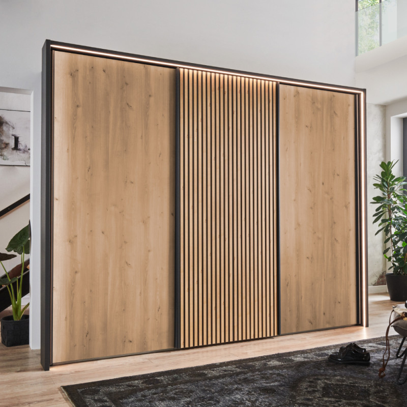 Wiemann Denver 300cm Sliding Door Wardrobe Wiemann Bedroom Furniture